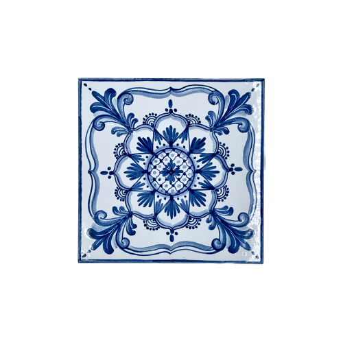 Mattone Caltagirone Bianco/Blu