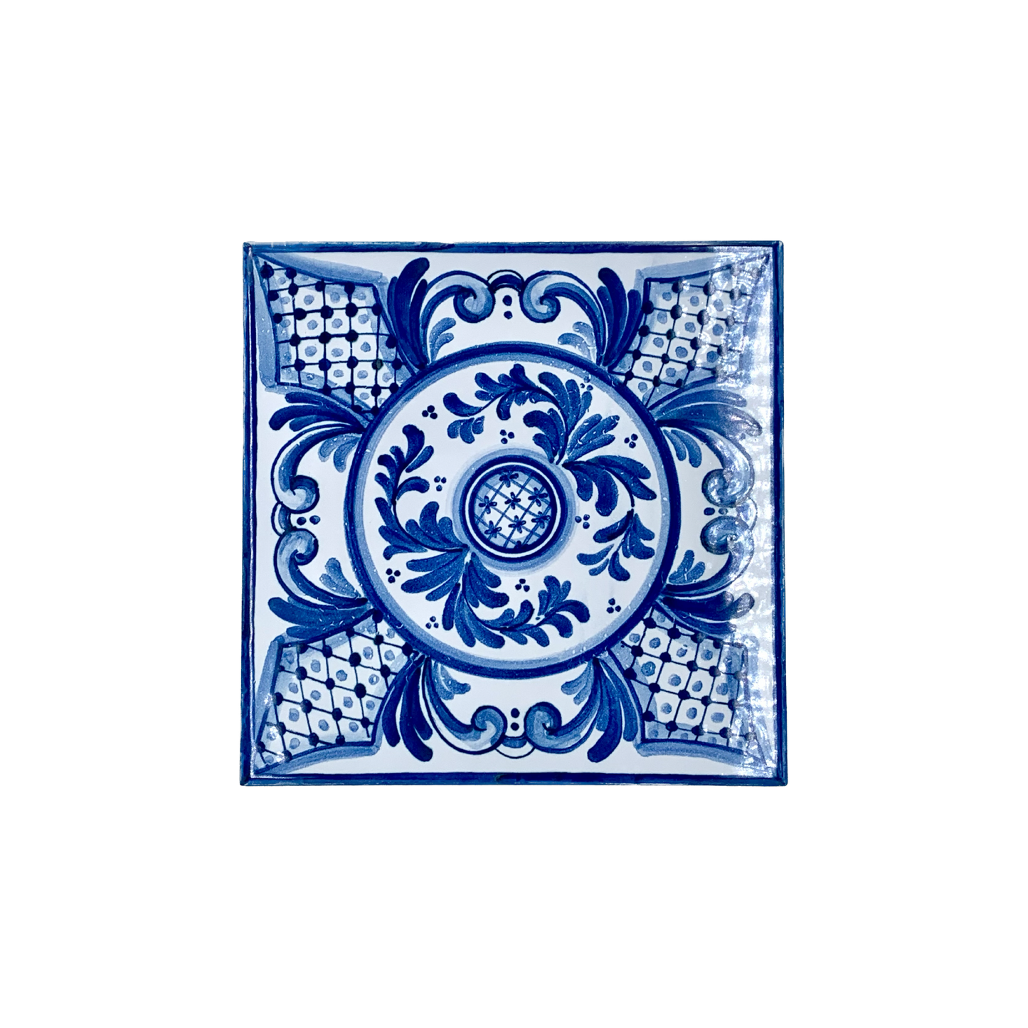 Mattone Caltagirone Bianco/Blu
