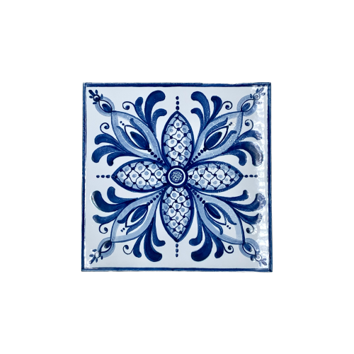 Mattone Caltagirone Bianco/Blu