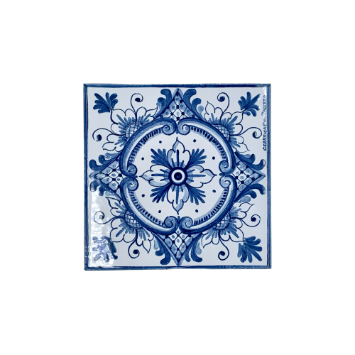 Mattone Caltagirone Bianco/Blu